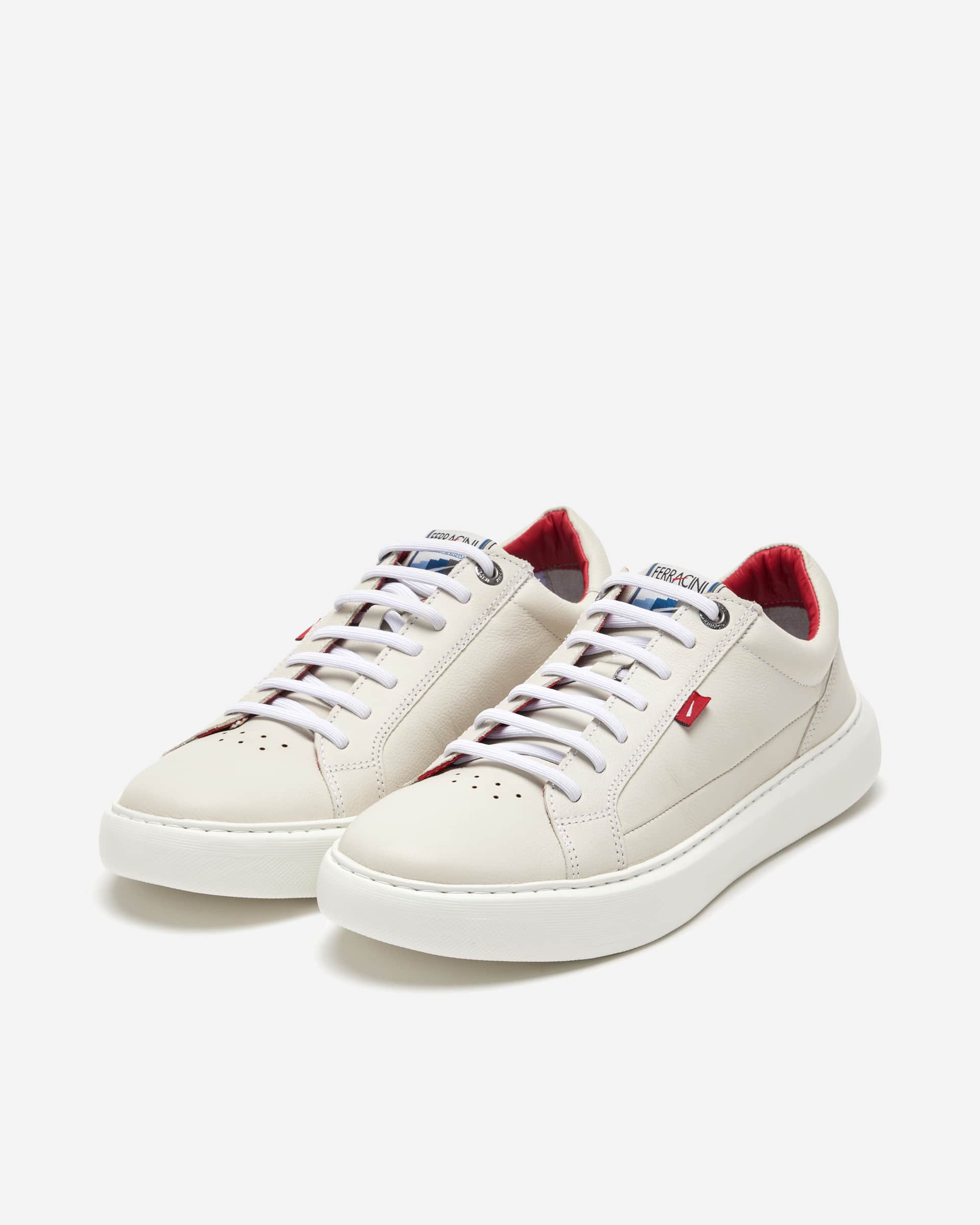 Ferracini Salvador White Sneaker - Men's Shoes at Menzclub