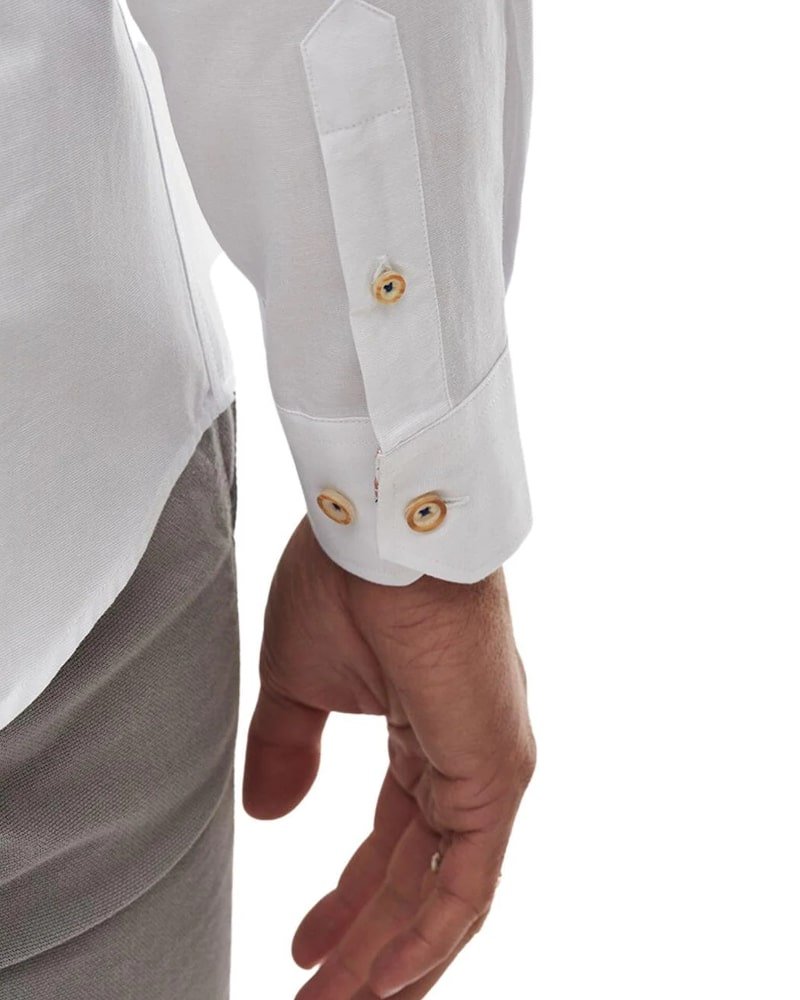 Florentino Button Down Shirt with Contrast Details - Men's Casual Shirts at Menzclub
