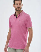 Jaspe Pique Polo Shirt - Men's Polo Shirts at Menzclub