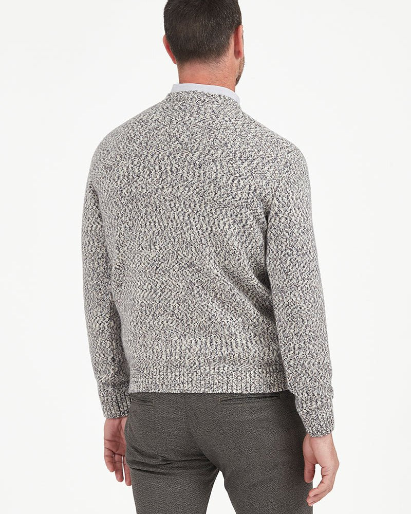 Florentino Pure Wool Crew Neck Jumper - Men's Knitwear at Menzclub