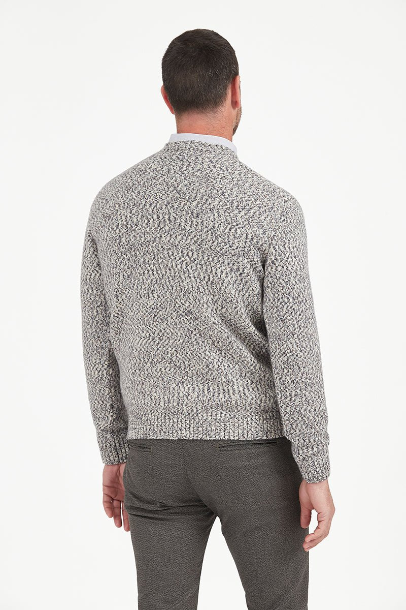 Florentino Pure Wool Crew Neck Jumper - Men's Knitwear at Menzclub