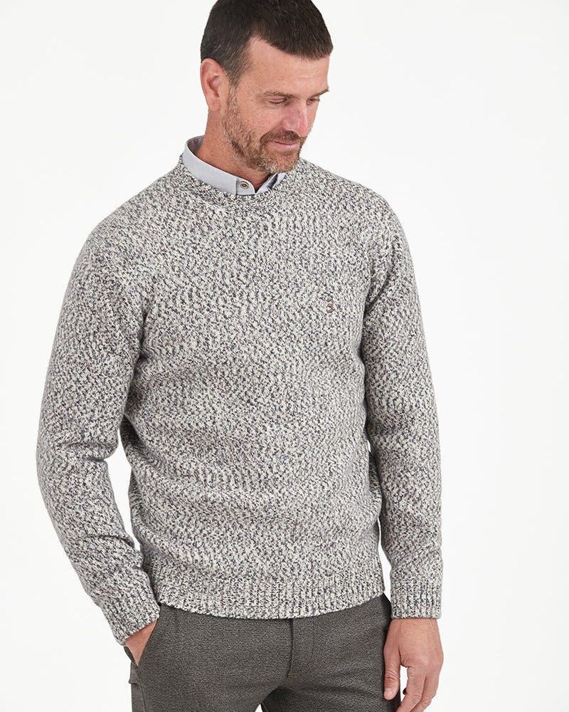 Florentino Pure Wool Crew Neck Jumper - Men's Knitwear at Menzclub