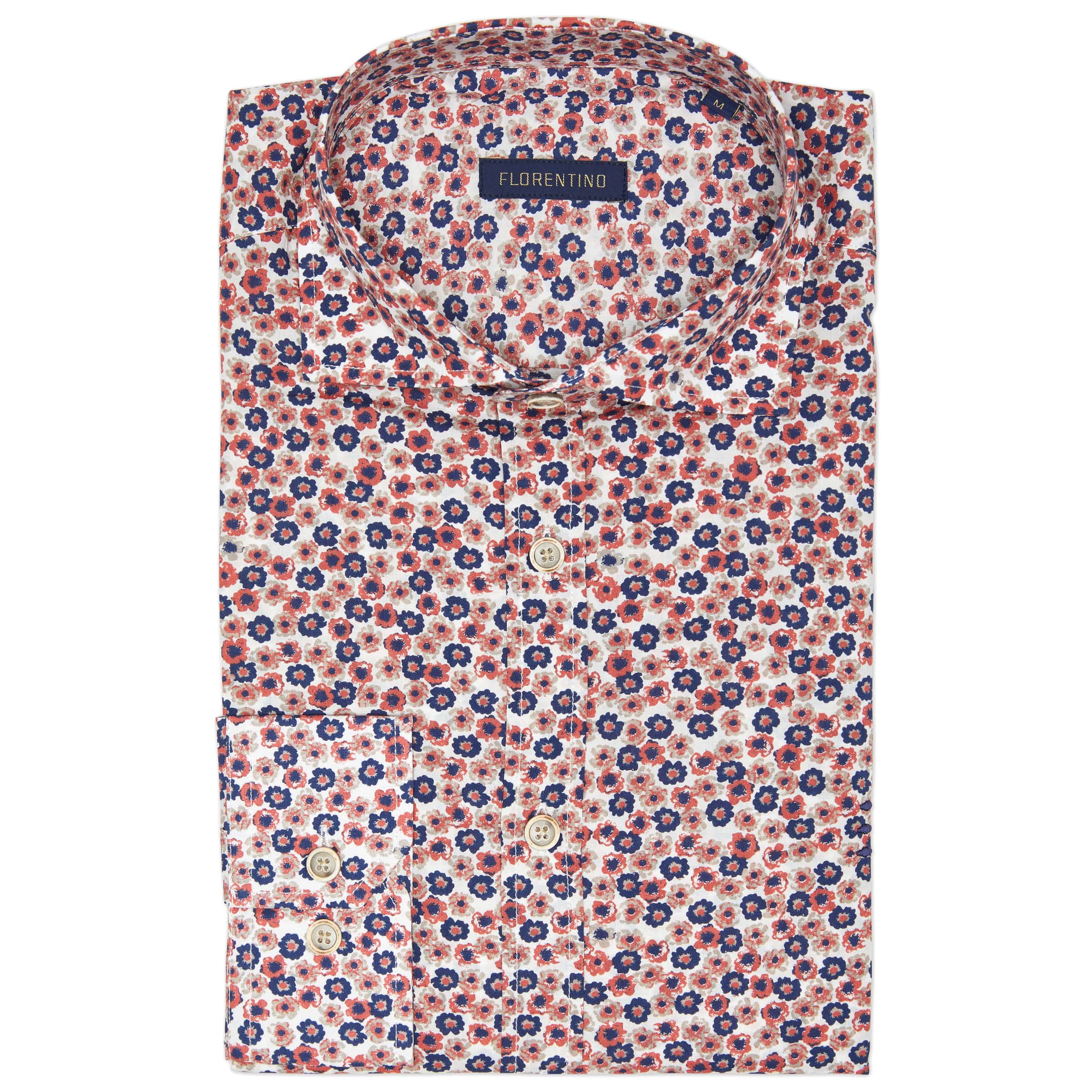 Cotton Floral Shirt - Men's Casual Shirts at Menzclub
