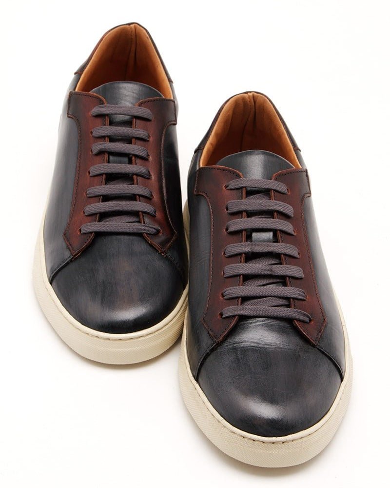 Florentino Sport Leather Details Sneaker - Men's Shoes at Menzclub