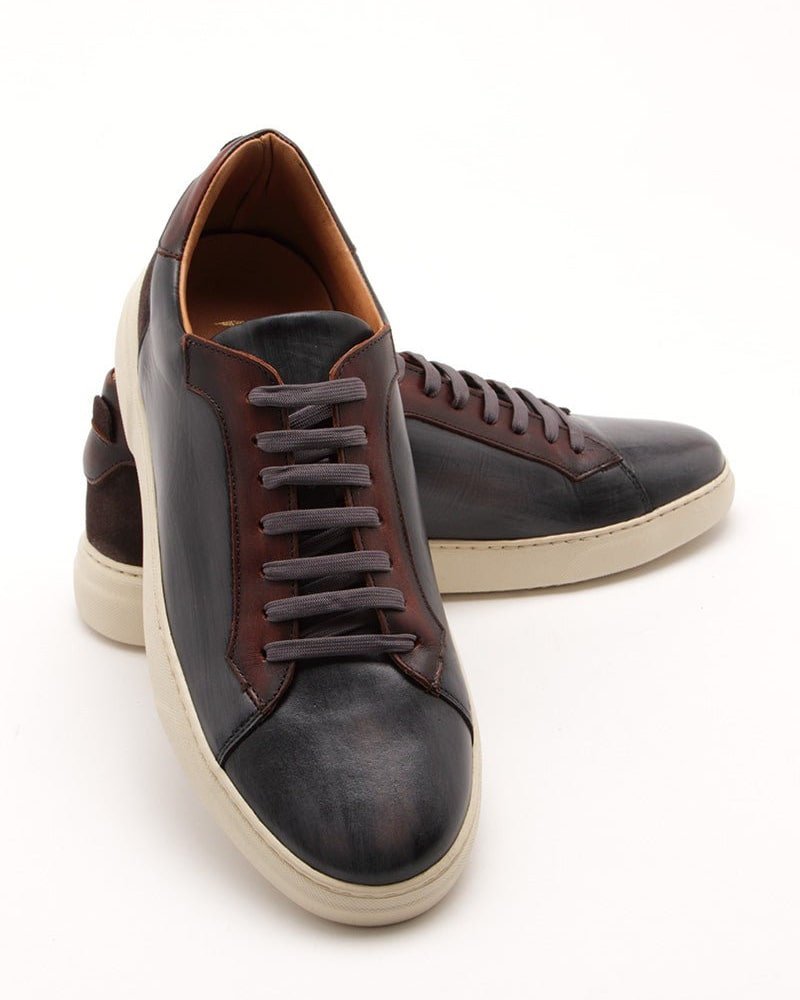Florentino Sport Leather Details Sneaker - Men's Shoes at Menzclub