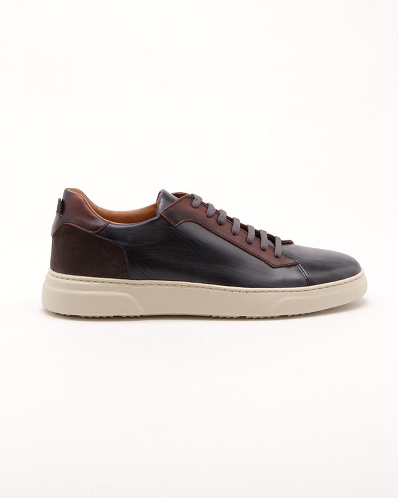 Florentino Sport Leather Details Sneaker - Men's Shoes at Menzclub