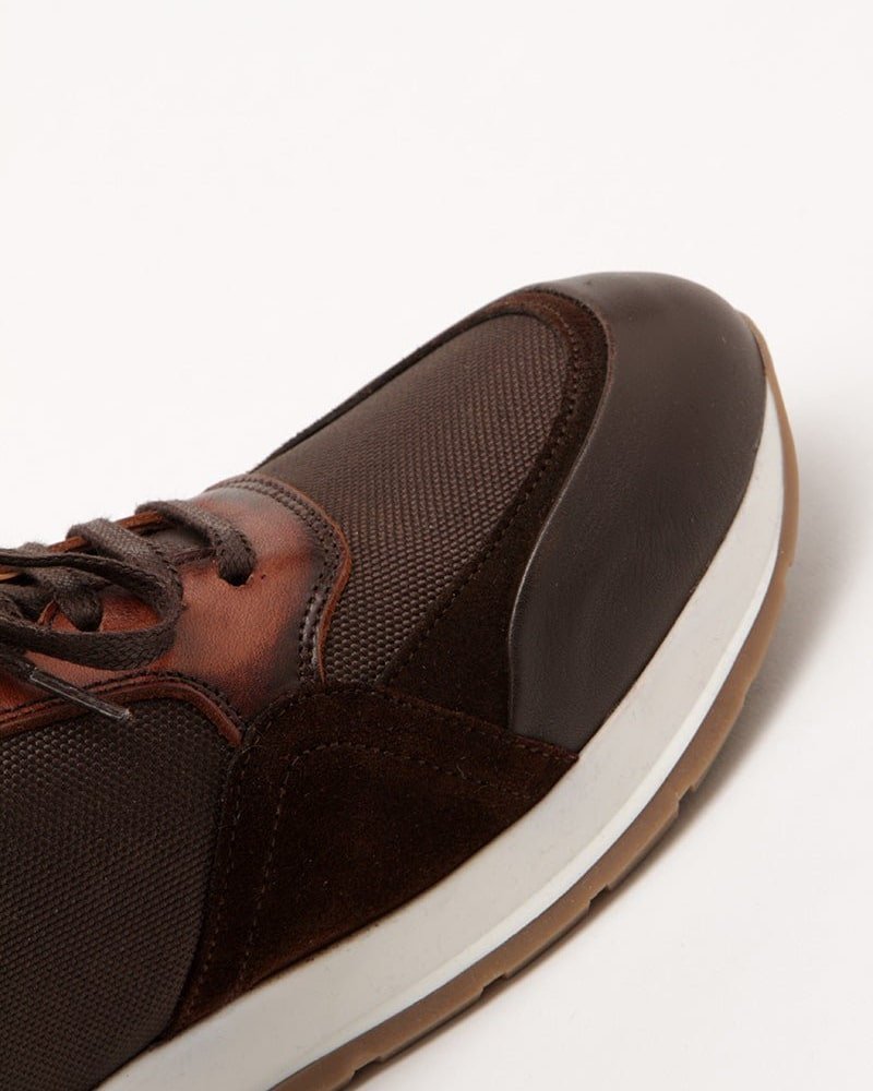 Florentino Sports Combined Brown Sneaker - Men's Shoes at Menzclub