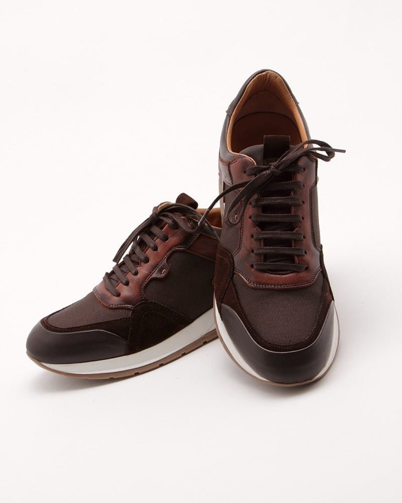 Florentino Sports Combined Brown Sneaker - Men's Shoes at Menzclub