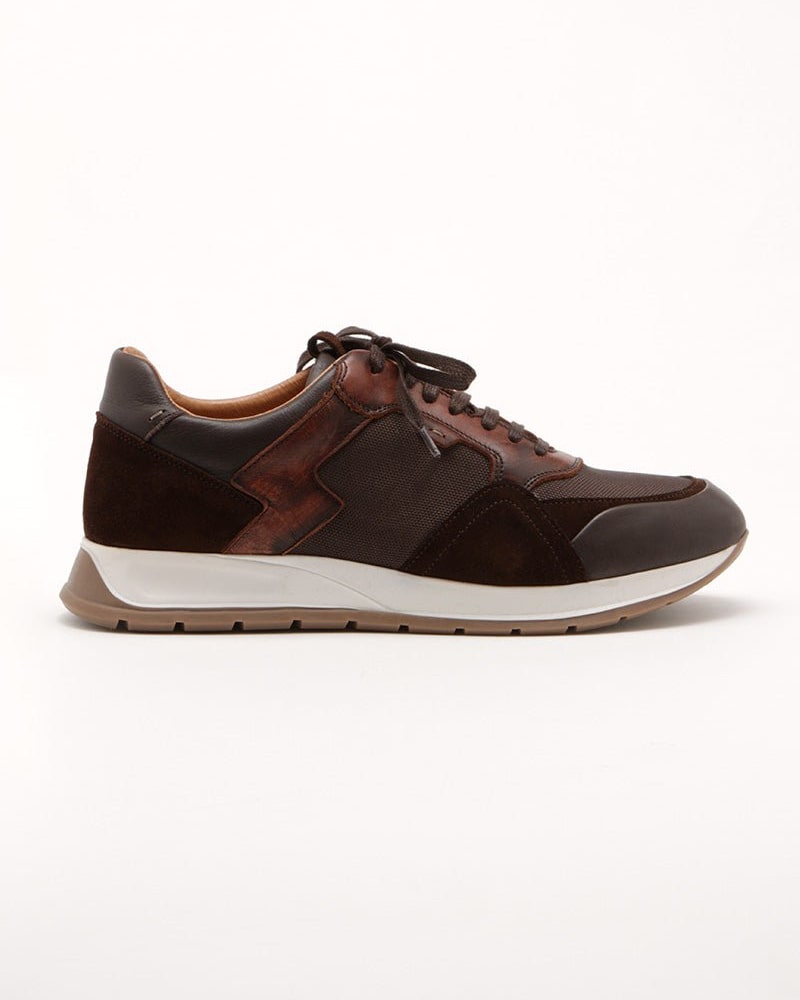 Florentino Sports Combined Brown Sneaker - Men's Shoes at Menzclub