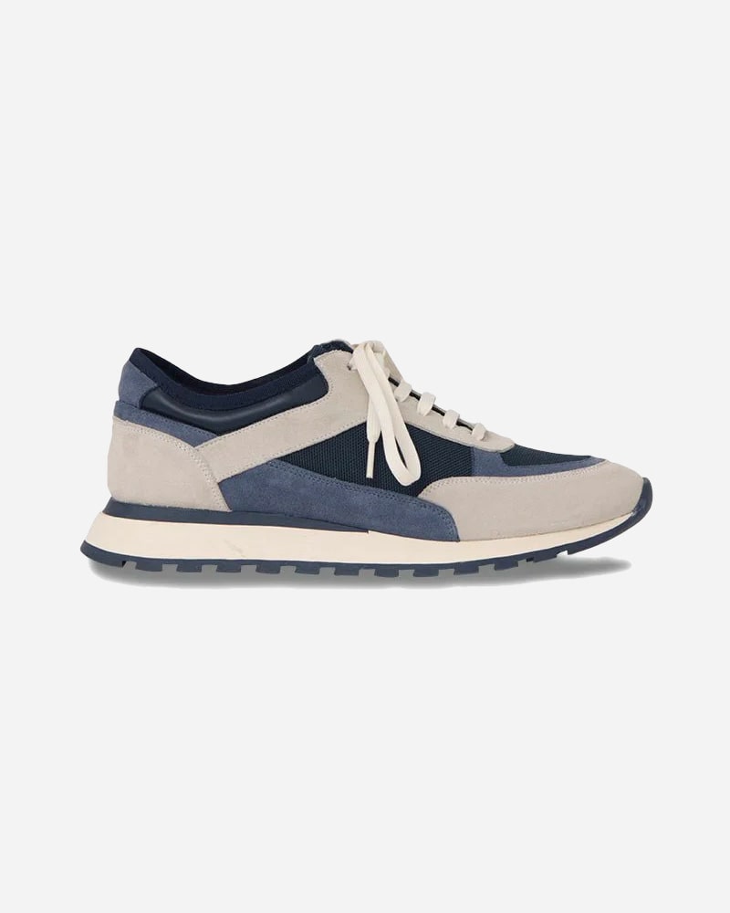 Florentino Textile and Suede Trainers - Men's Shoes at Menzclub