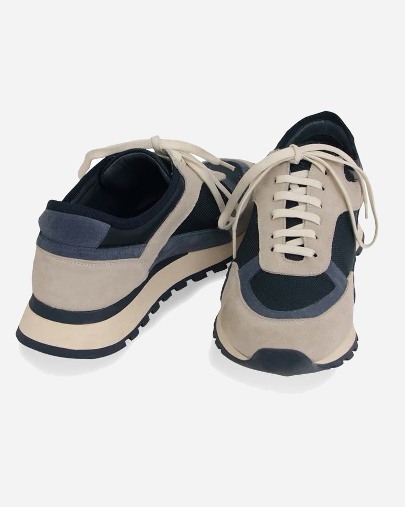 Florentino Textile and Suede Trainers - Men's Shoes at Menzclub