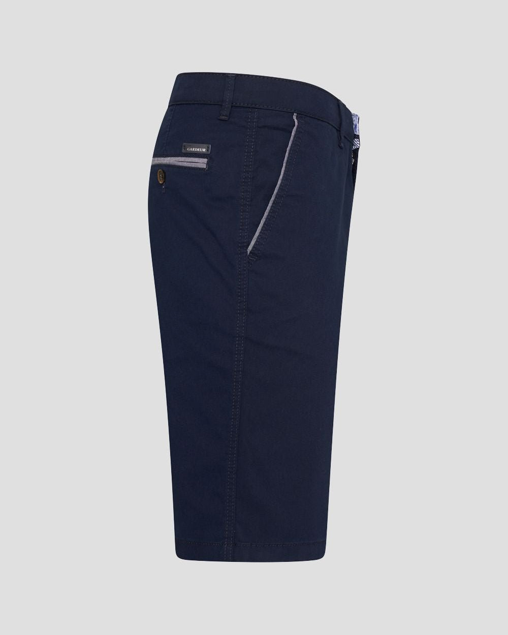 Gardeur Jasper Navy Shorts - Men's Shorts at Menzclub