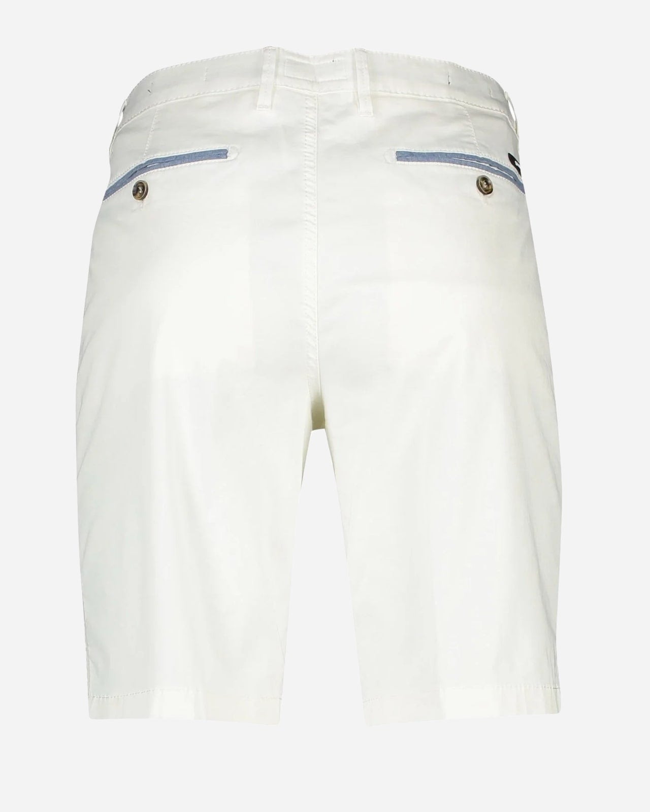 Gardeur Jasper White Shorts - Men's Shorts at Menzclub