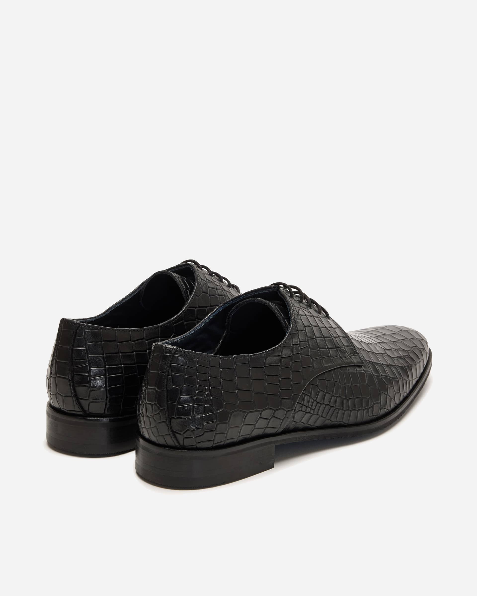 I Maschi Croc Derby Lace Up - Men's Shoes at Menzclub