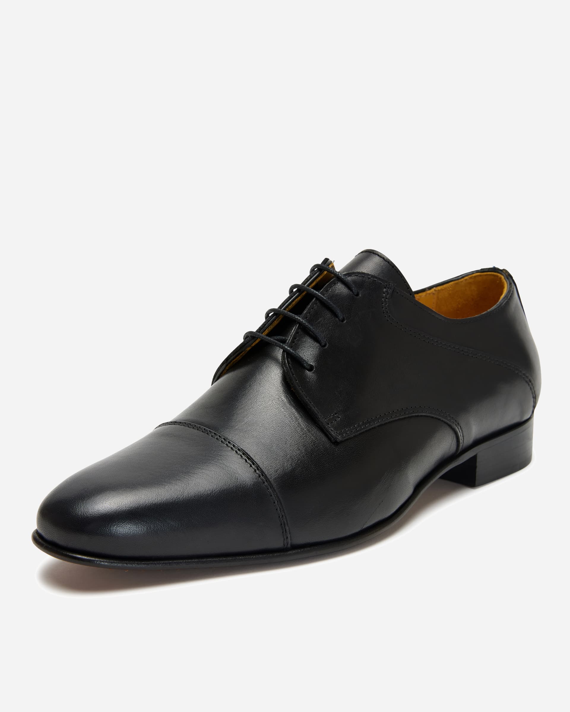 Classic Derby Black Lace Up - Men's Shoes at Menzclub
