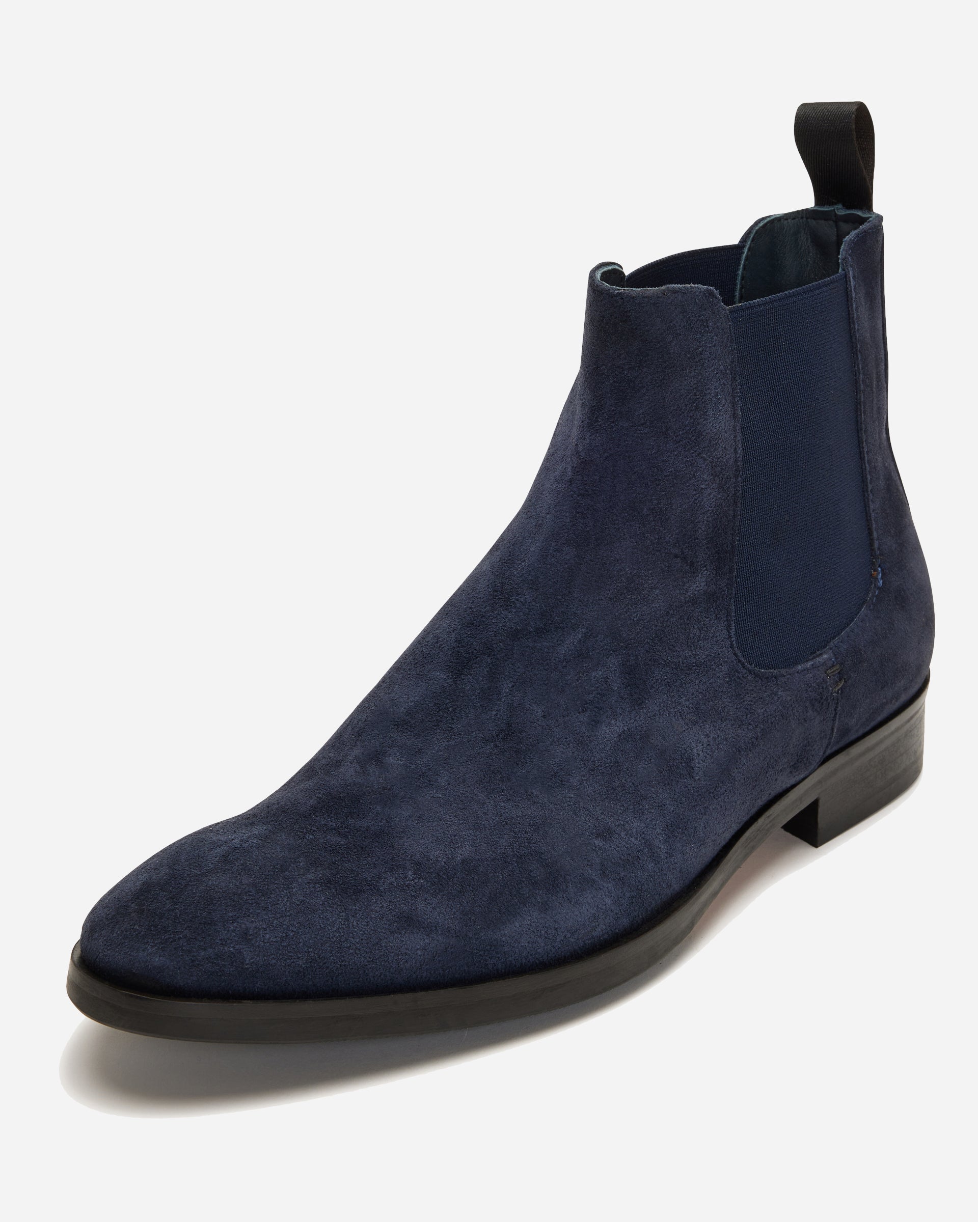 I Maschi Navy Suede Chelsea Boot - Men's Shoes at Menzclub
