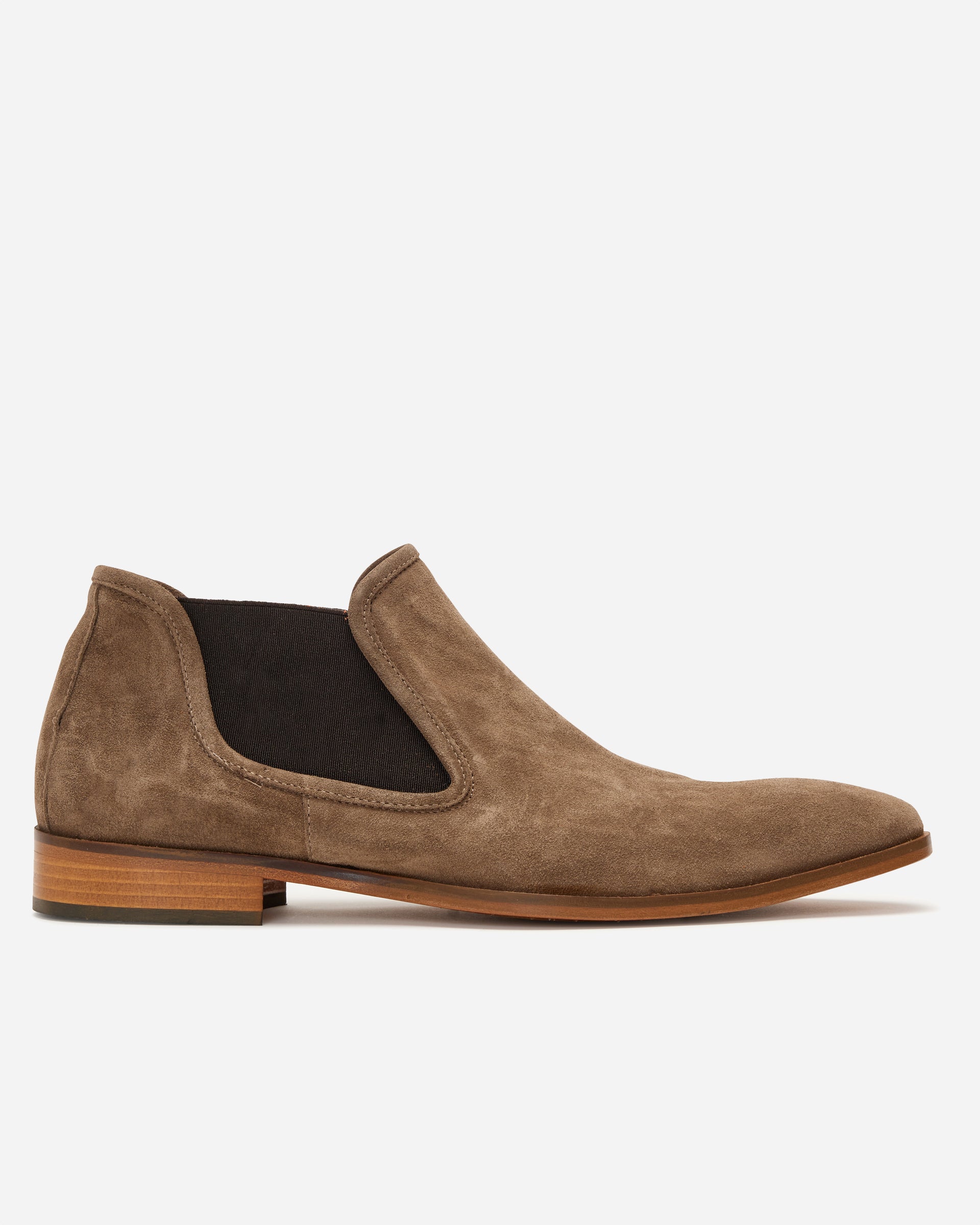 I Maschi Grey Suede Chelsea Boot - Men's Shoes at Menzclub