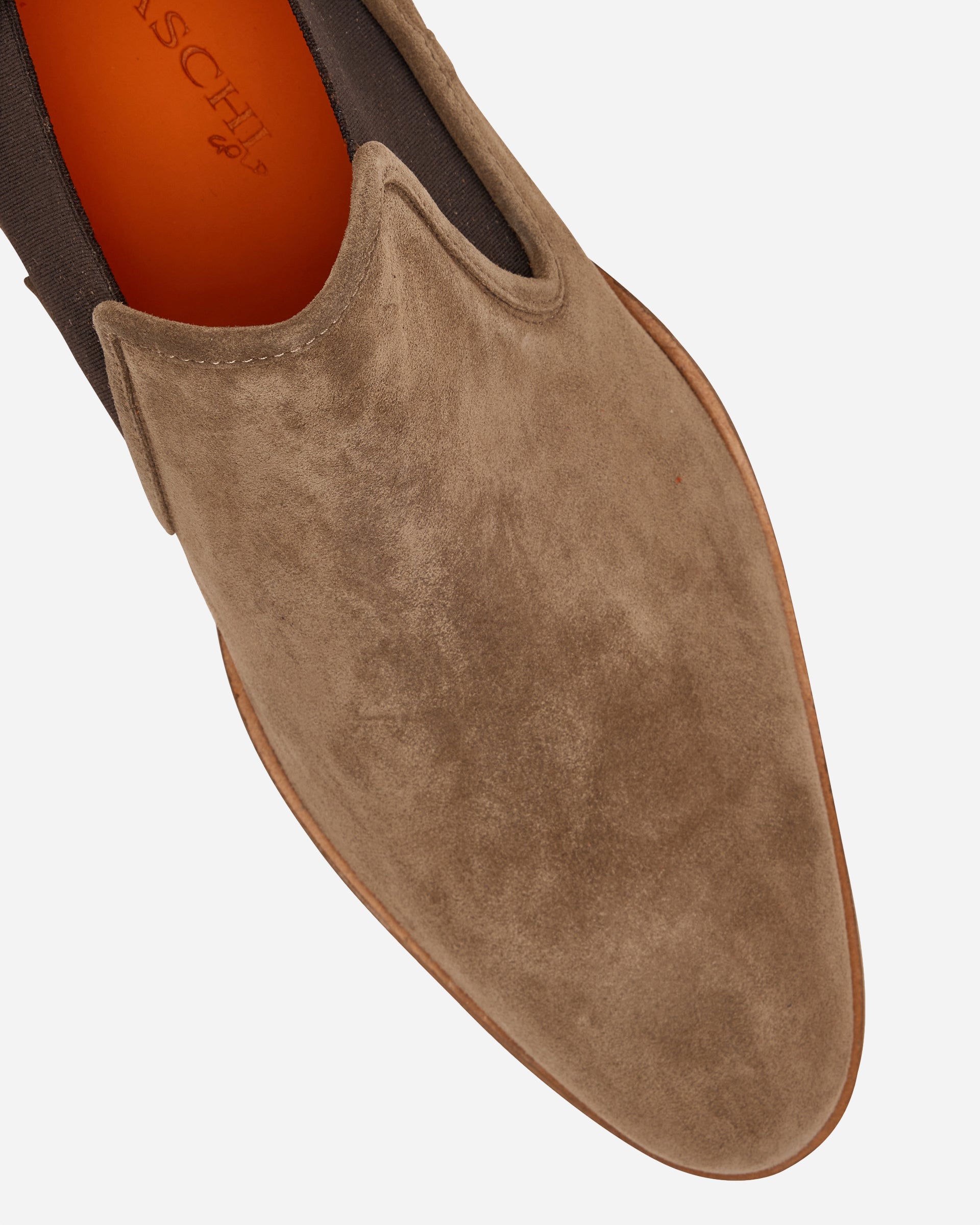 I Maschi Grey Suede Chelsea Boot - Men's Shoes at Menzclub