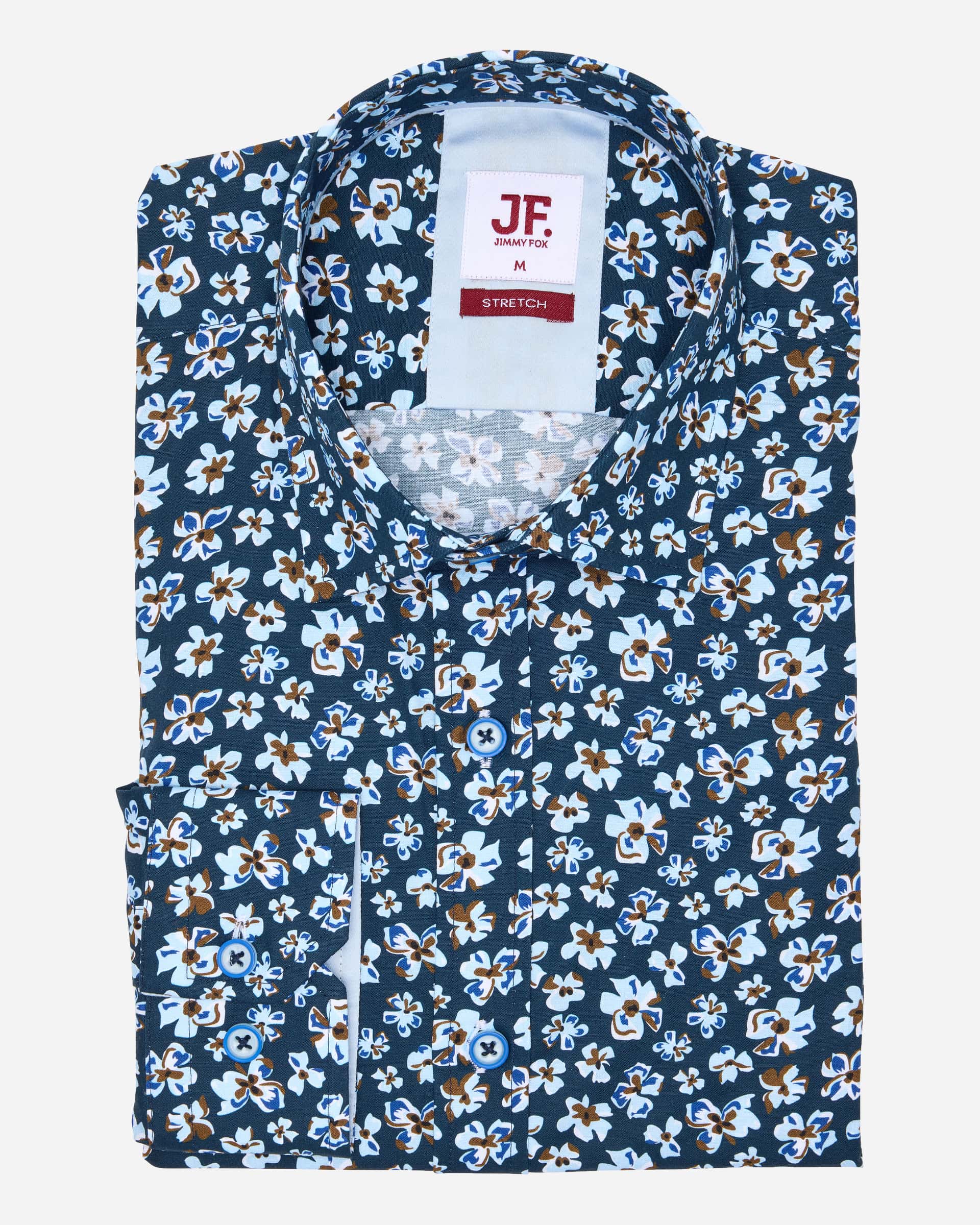 Jimmy Fox Printed Shirt - Men's Casual Shirts at Menzclub