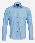 Jimmy Fox Blue Printed Shirt - Men's Casual Shirts at Menzclub