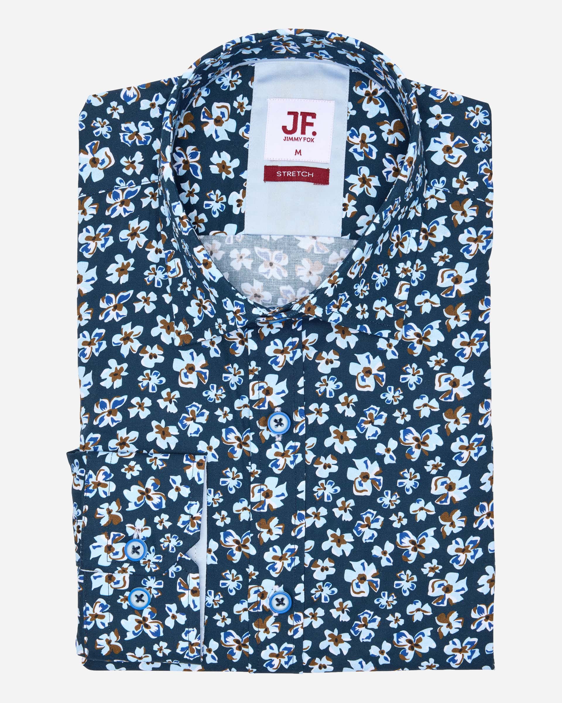 jf dress shirts Jimmy Fox Navy Casual Shirt