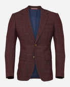 Jimmy Fox Maroon Sports Jacket - Men's Blazers at Menzclub