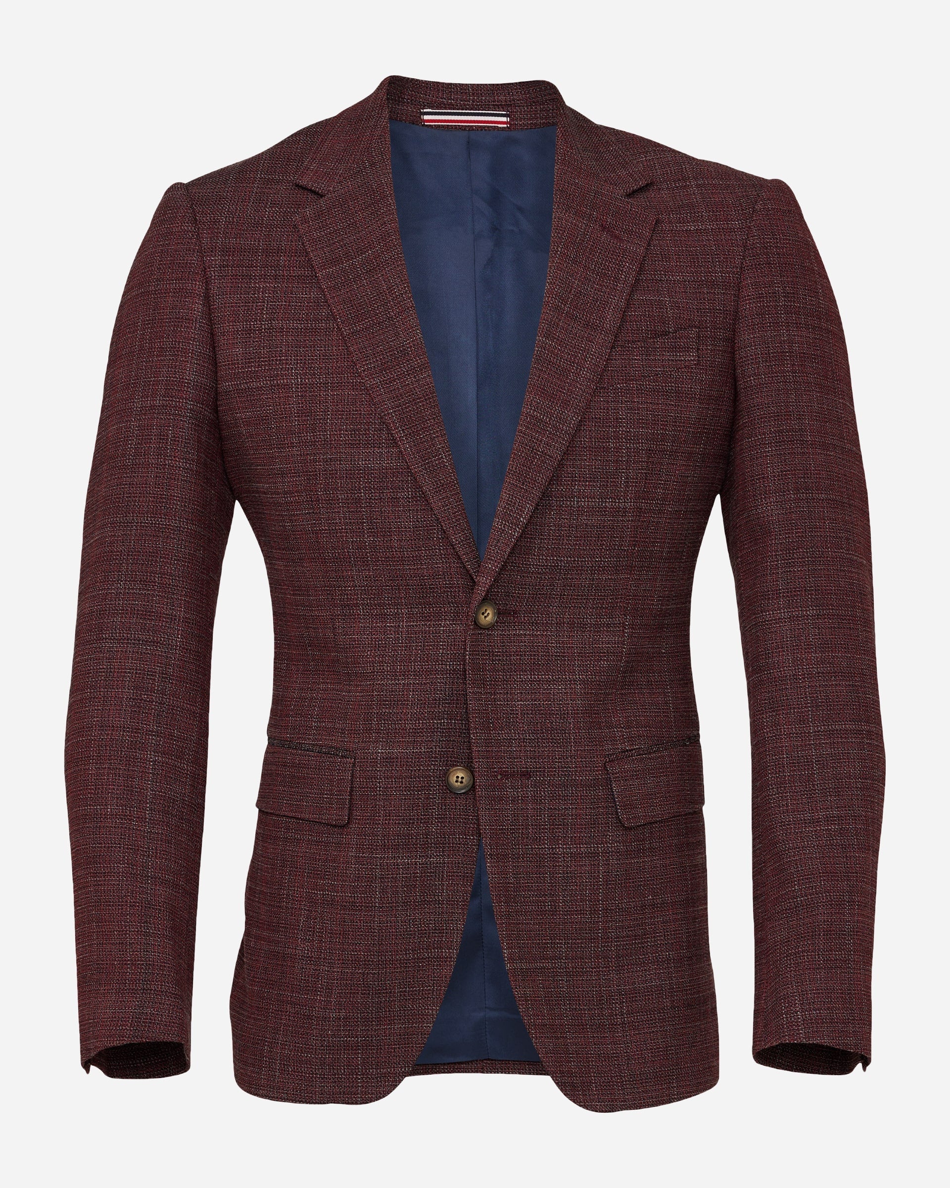 Jimmy Fox Maroon Sports Jacket - Men's Blazers at Menzclub