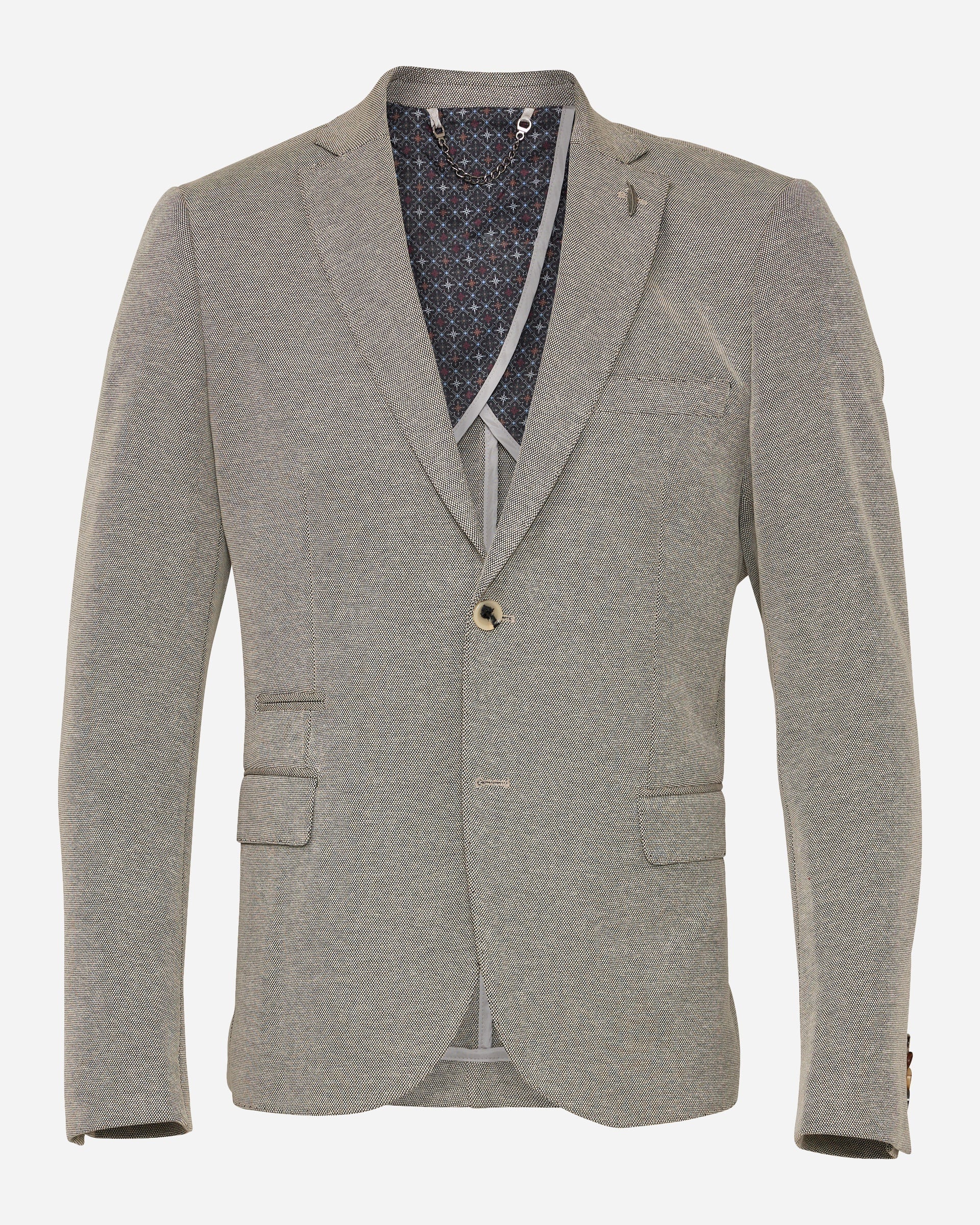 Jimmy Fox Grey Sports Jacket - Men's Blazers at Menzclub