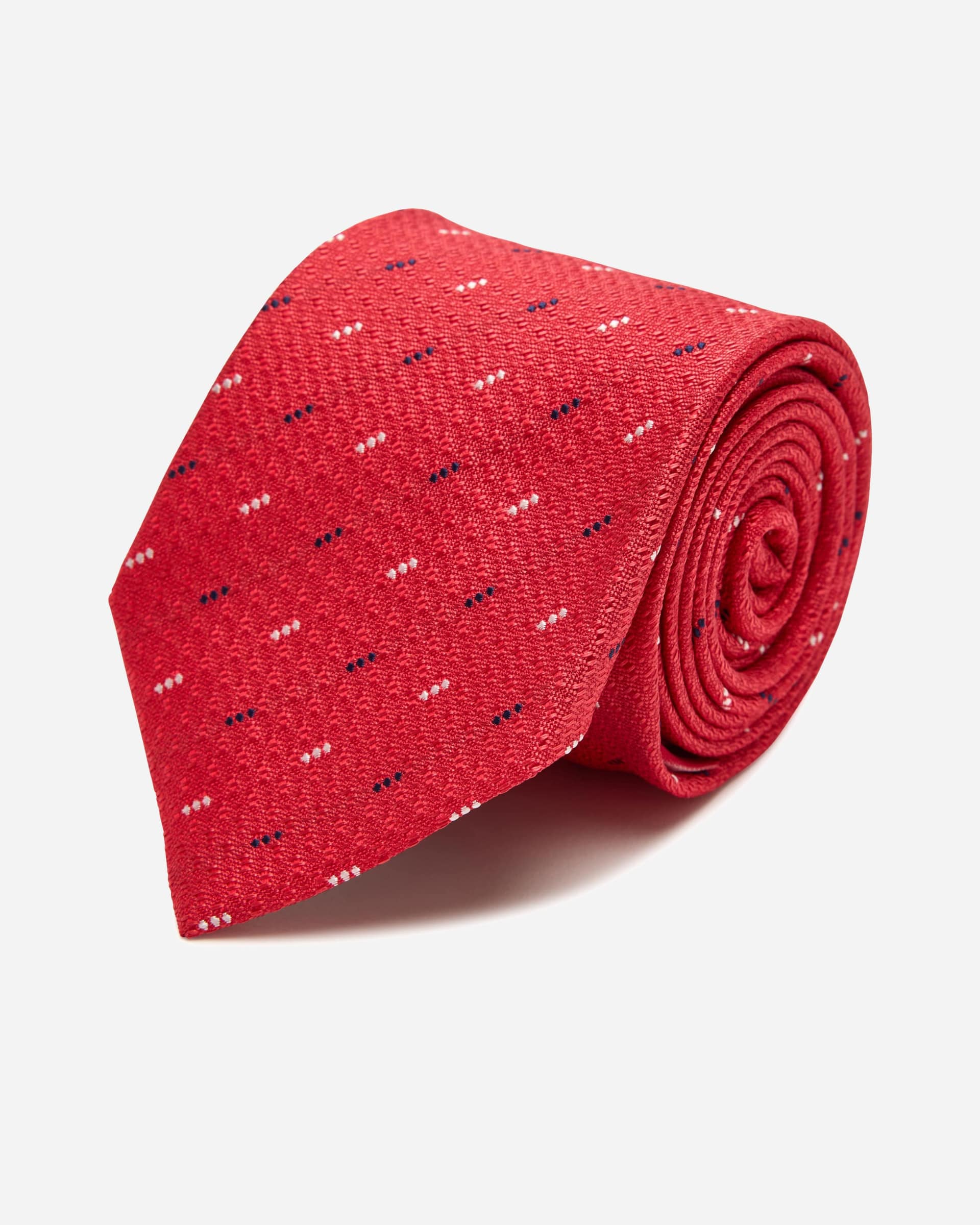 Andra Silk Red Tie - Men's Ties at Menzclub