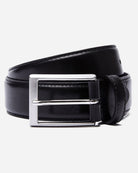 Farrer Black Belt - Men's Leather Belts at Menzclub
