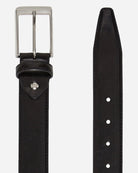 Farrer Black Belt - Men's Leather Belts at Menzclub