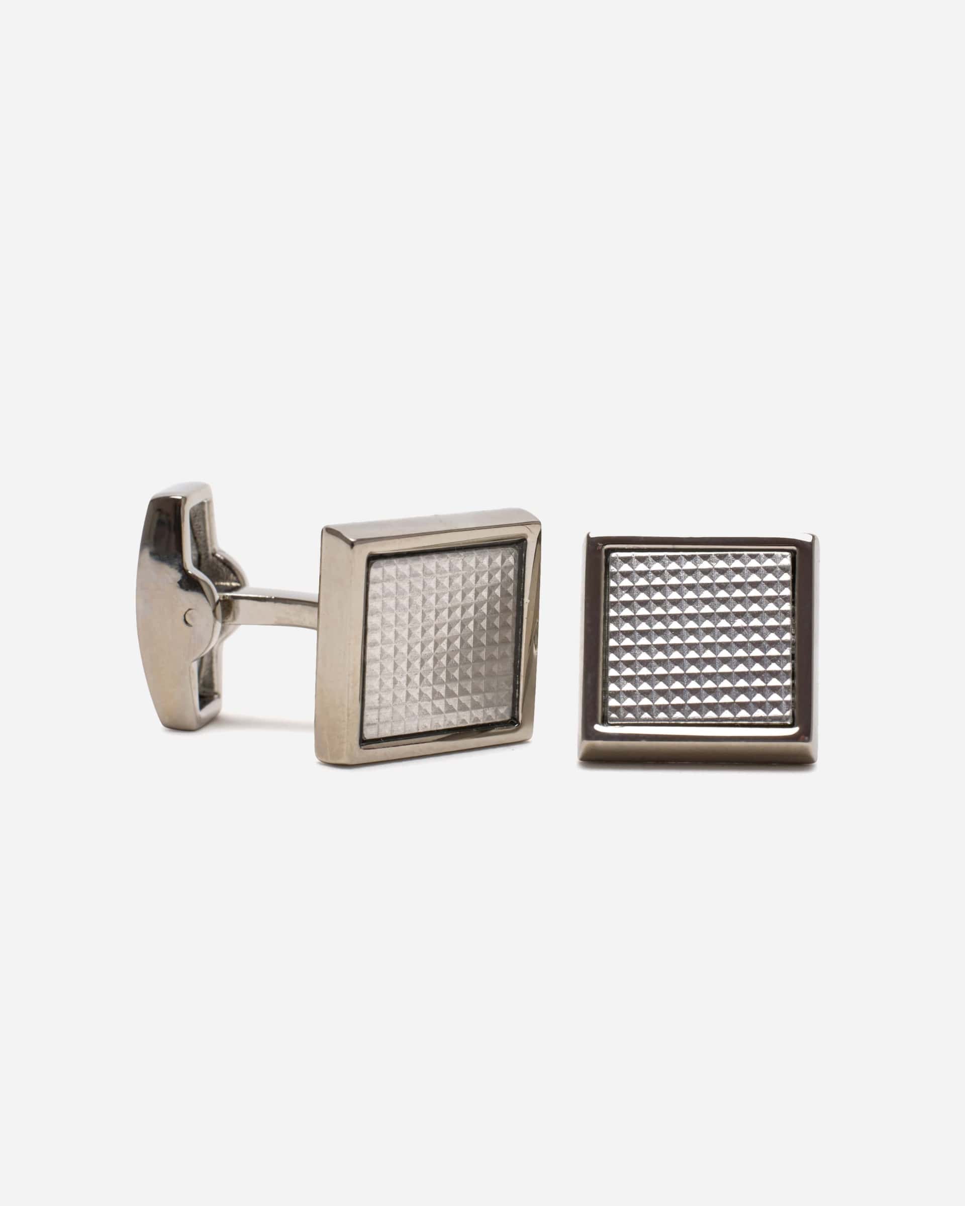 Grid Frame Cufflinks - Men's Cufflinks at Menzclub