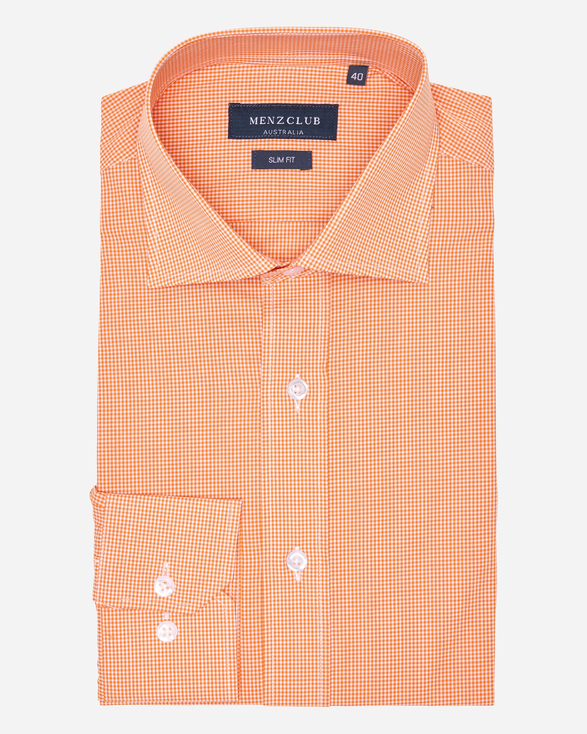 Micro-Gingham Shirt - Men's Formal Shirts at Menzclub