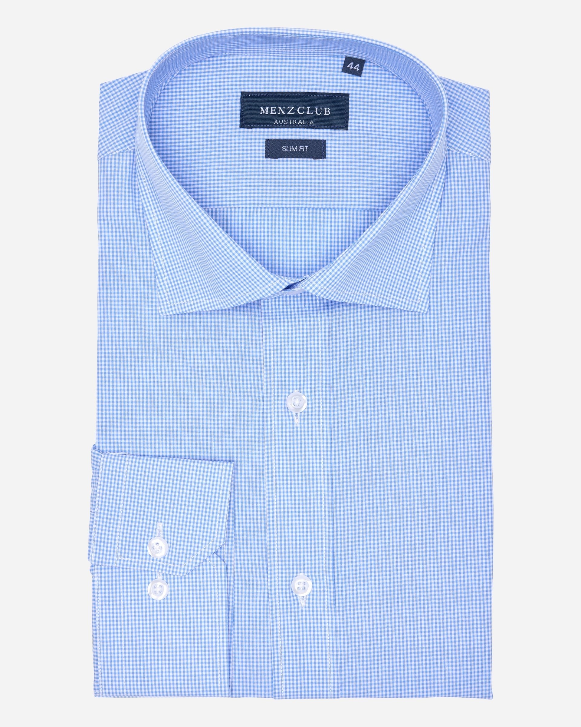 Micro-Gingham Shirt - Men's Formal Shirts at Menzclub