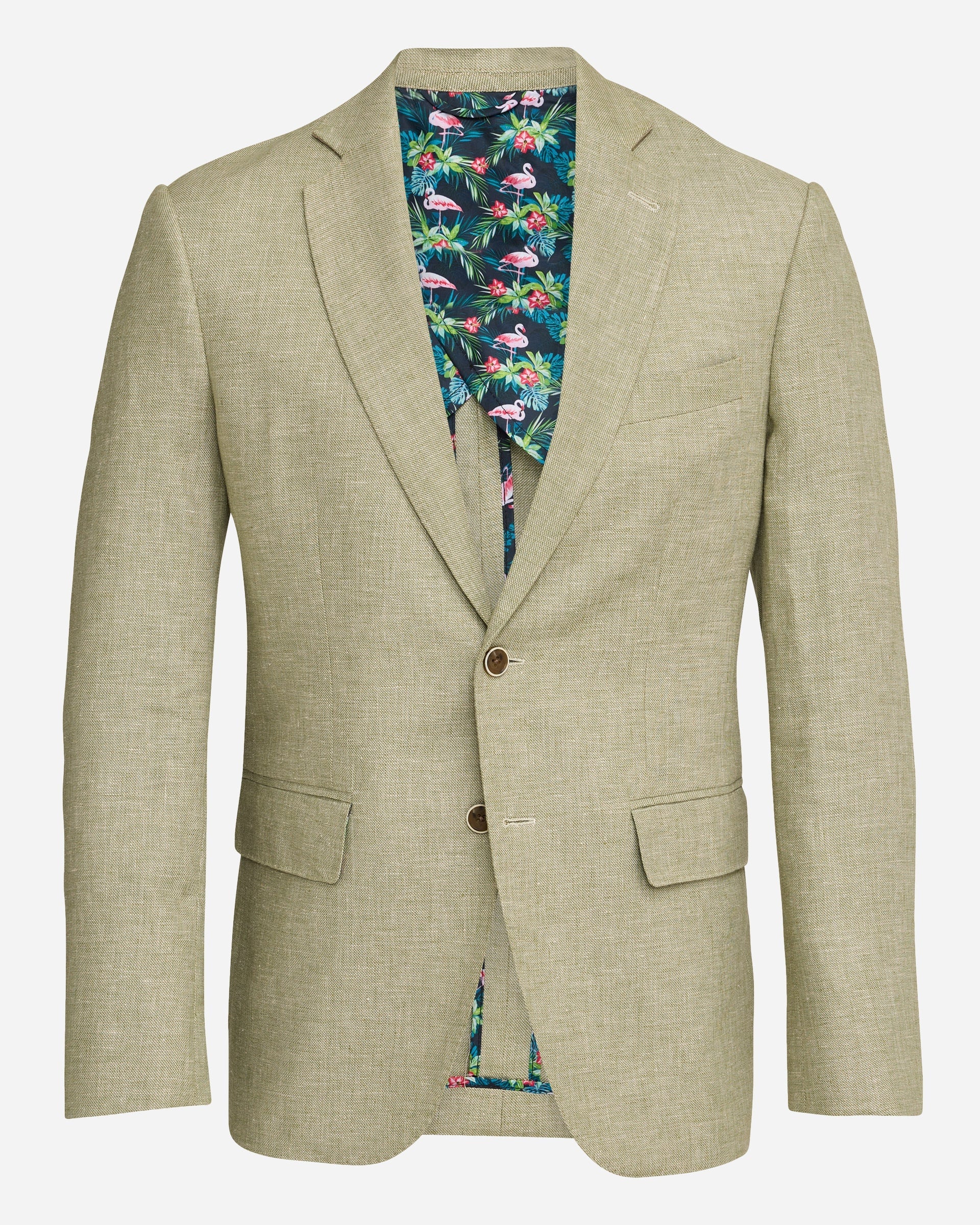 Mint Linen Blazer - Men's Blazers at Menzclub