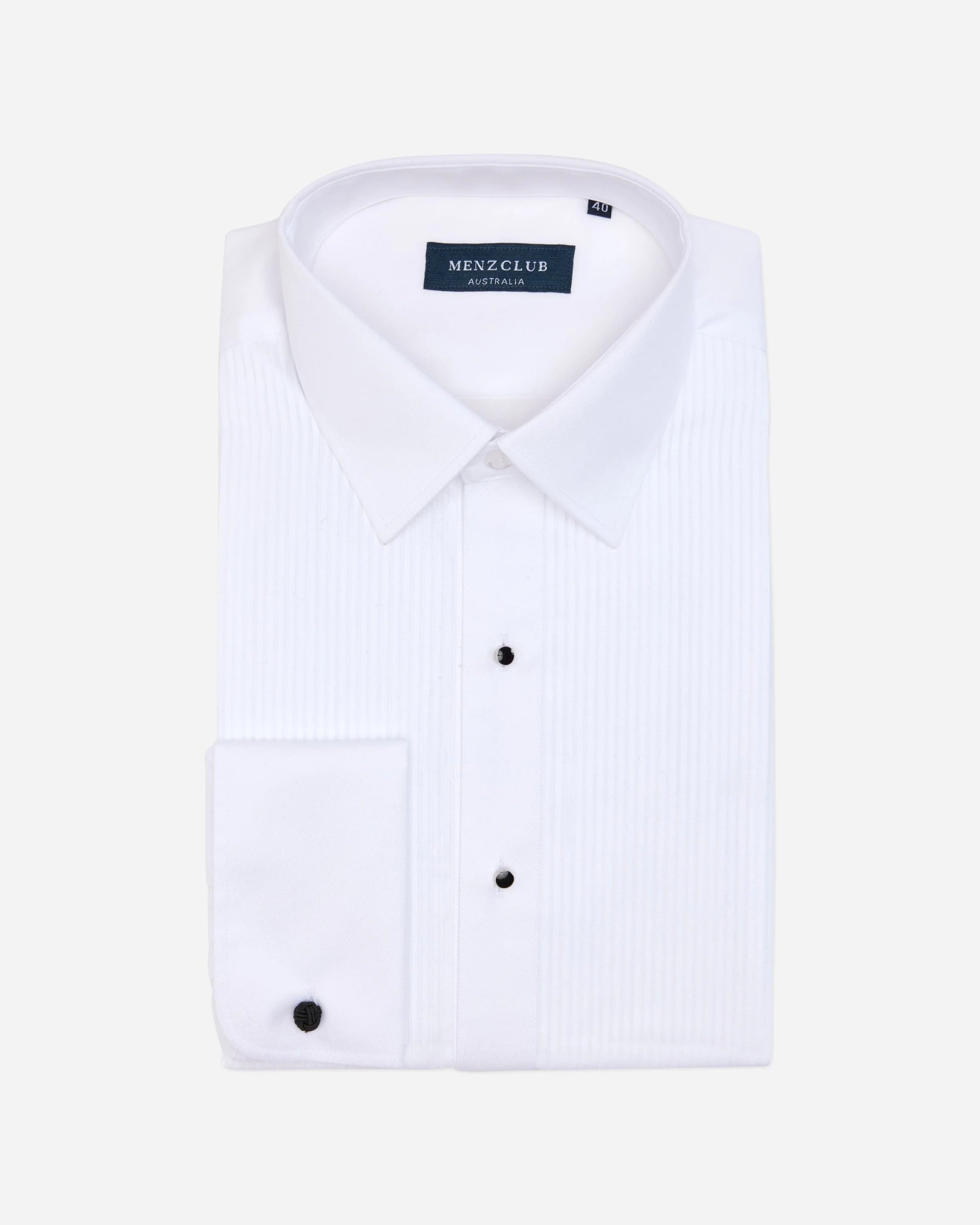Pleated Dinner Shirt - Men's Formal Shirts at Menzclub