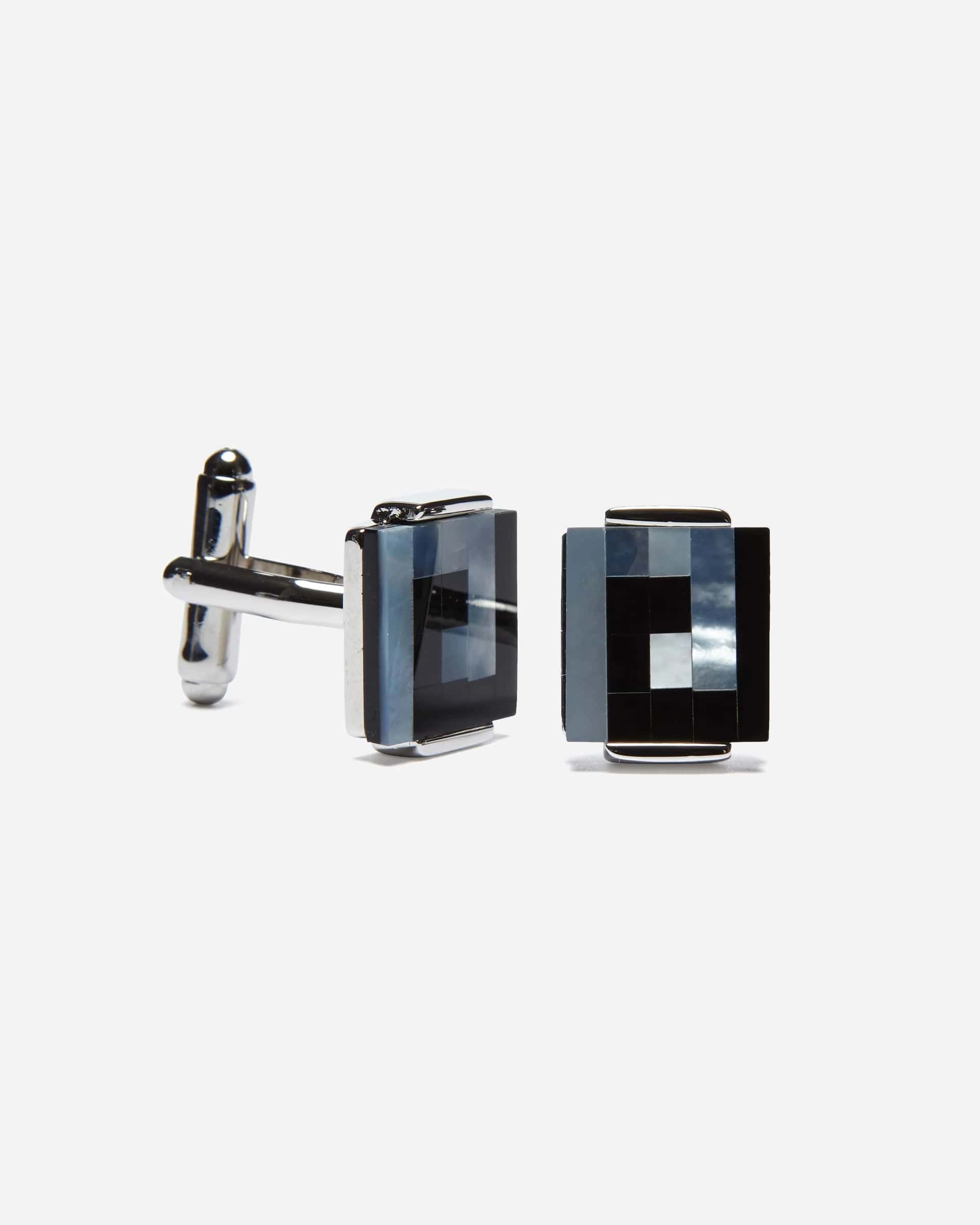 Square MOP Cufflinks - Men's Cufflinks at Menzclub