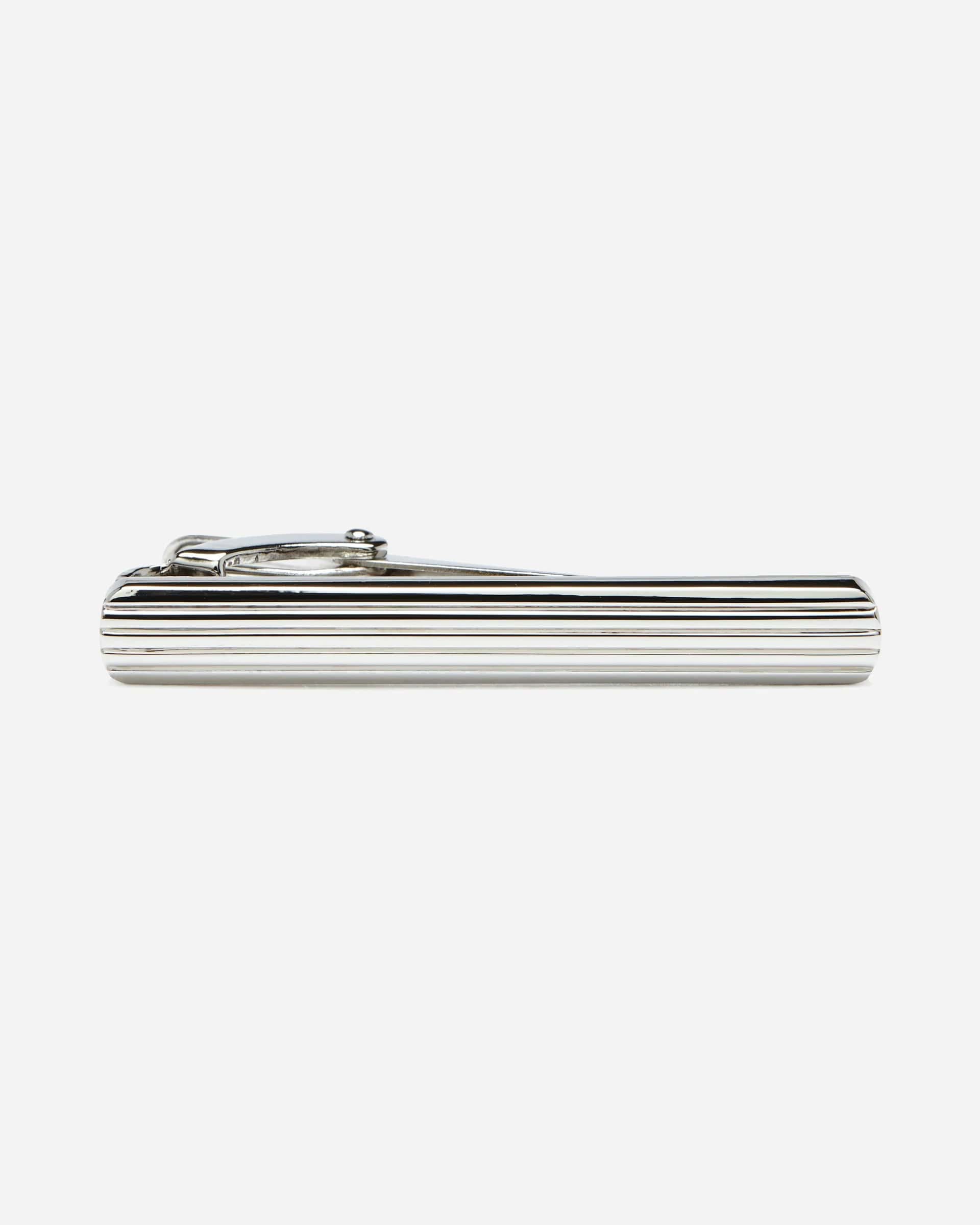Stripe Tie Clip - Men's Tie Clips at Menzclub