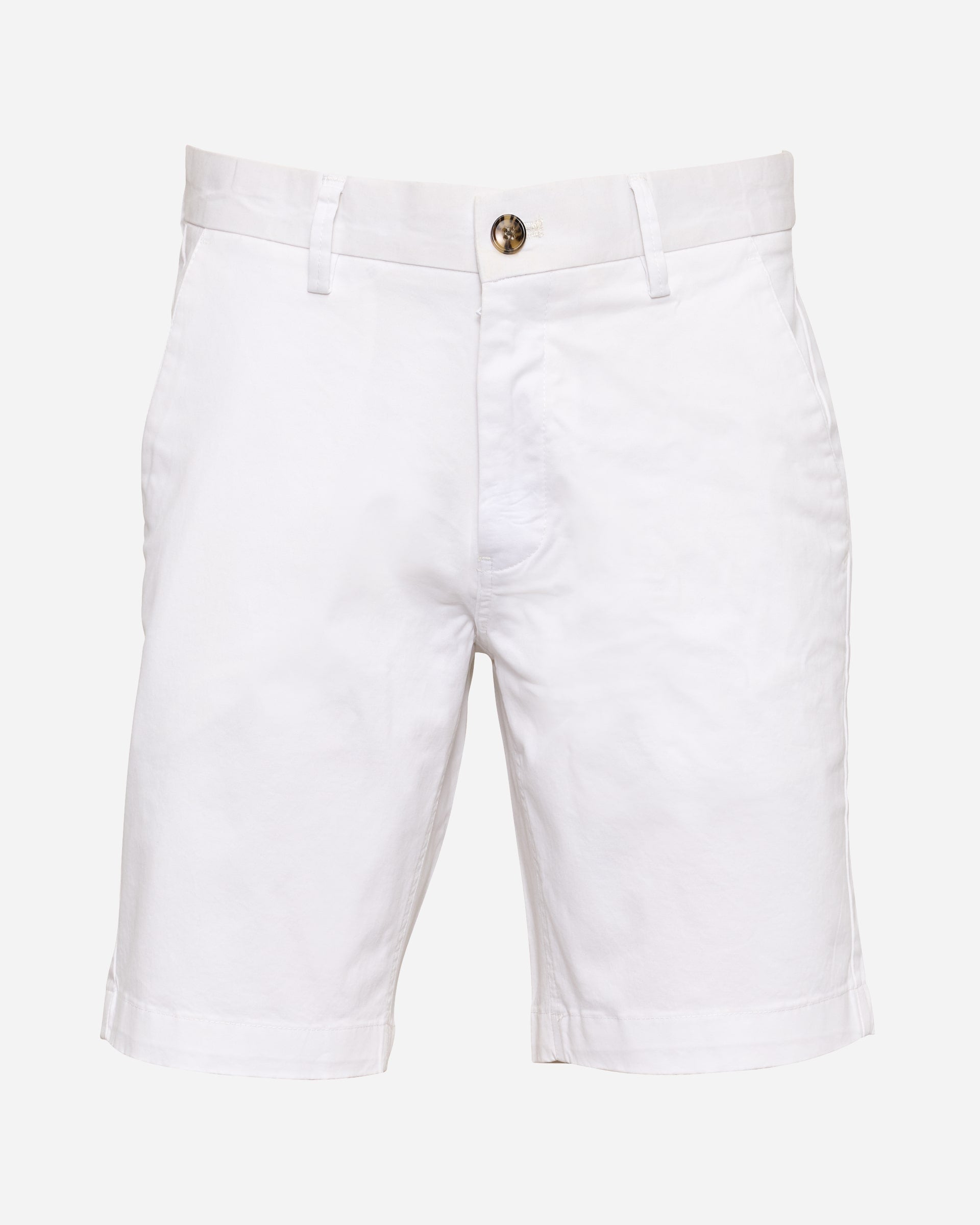 White Tailored Short - Men's Shorts at Menzclub