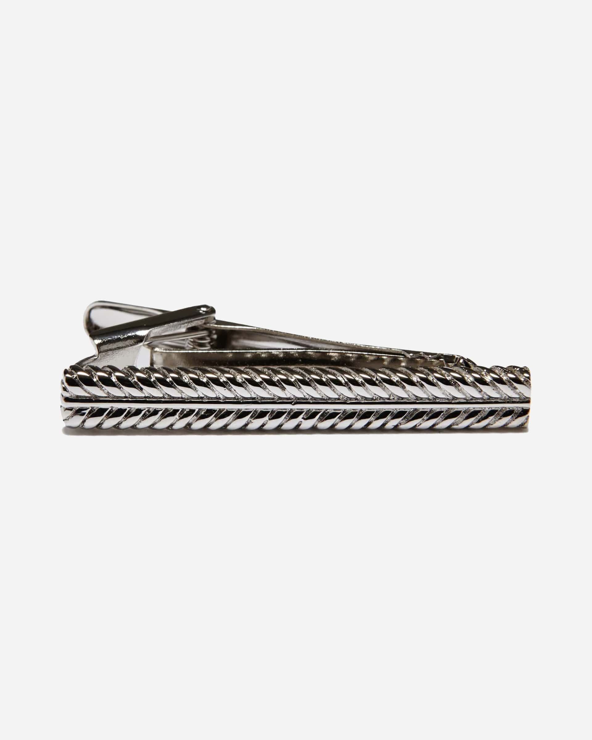 Twill Tie Clip - Men's Tie Clips at Menzclub