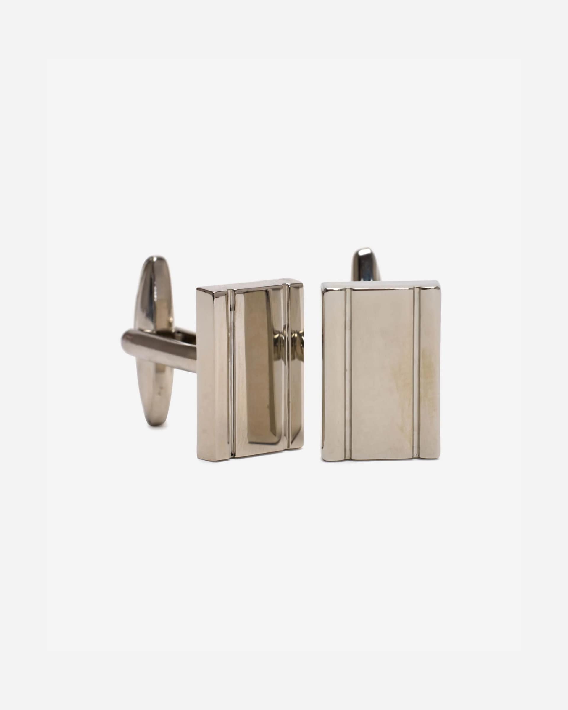 Twin Stripe Cufflinks - Men's Cufflinks at Menzclub