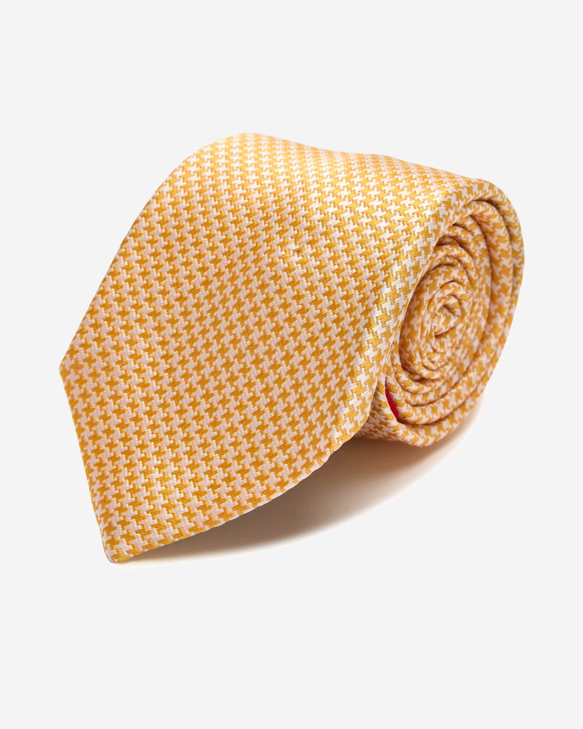 Victoria Yellow Silk Tie - Men's Ties at Menzclub