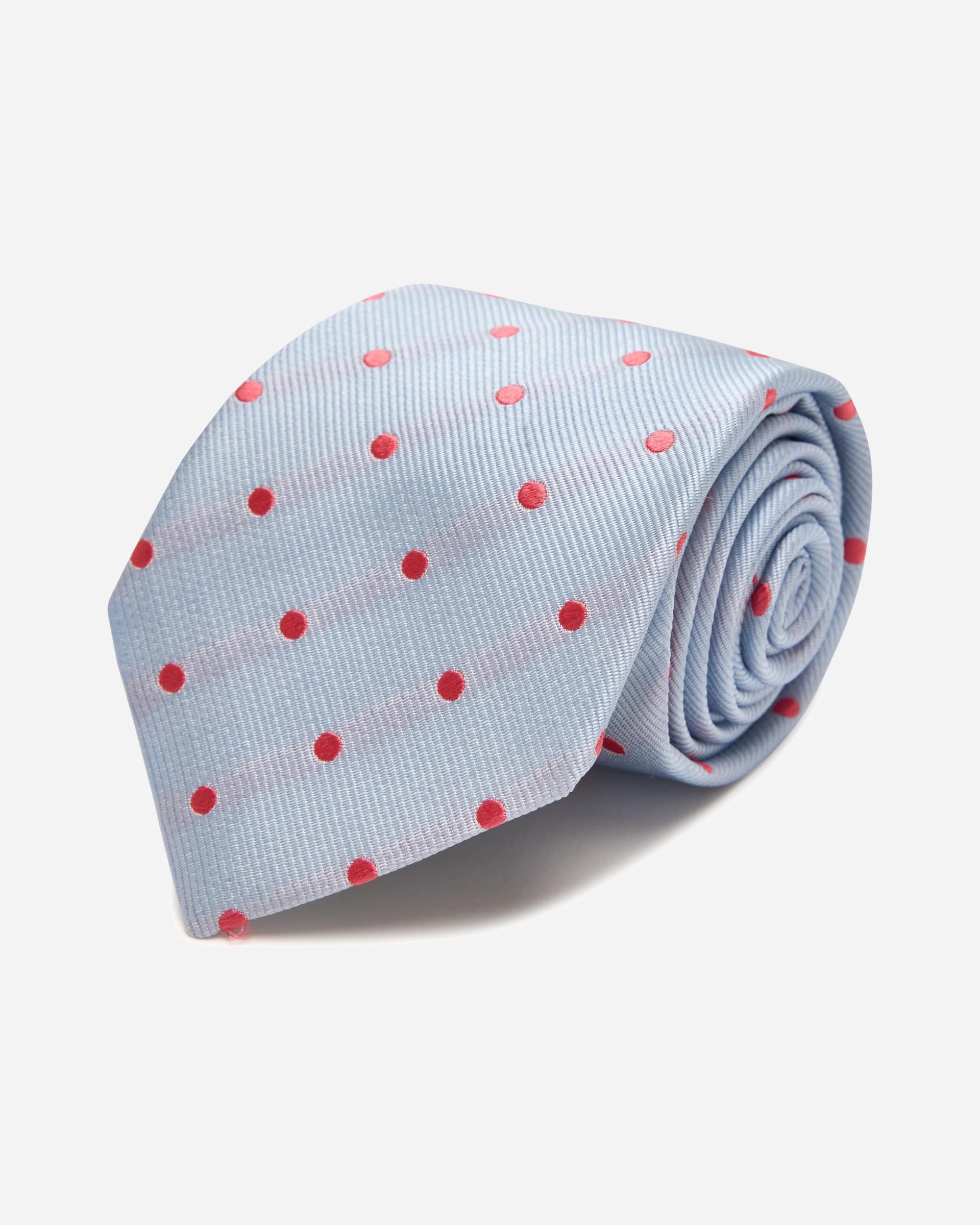 Vista Light Blue Silk Tie - Men's Ties at Menzclub
