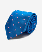 Vista Blue Silk Tie - Men's Ties at Menzclub