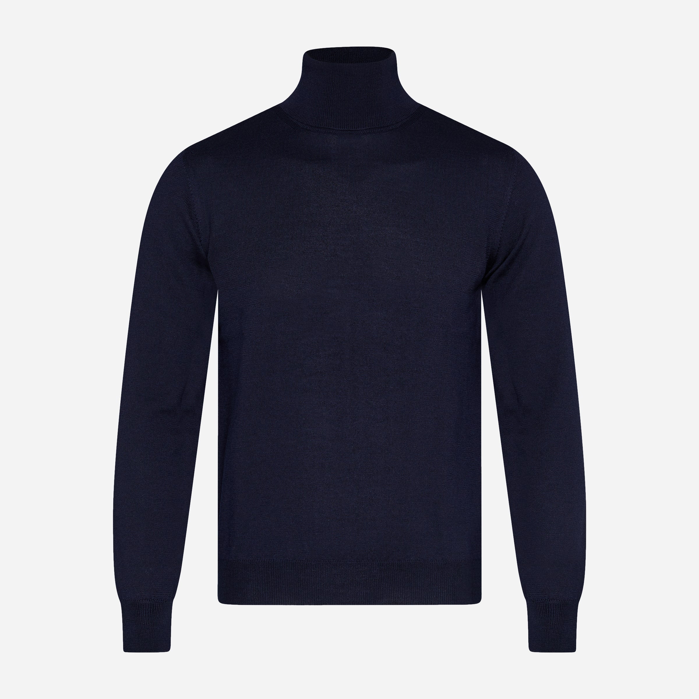 Merino Wool Roll Neck - Men's Knitwear at Menzclub