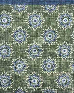 Rigel Green Pocket Square - Men's Pocket Squares at Menzclub