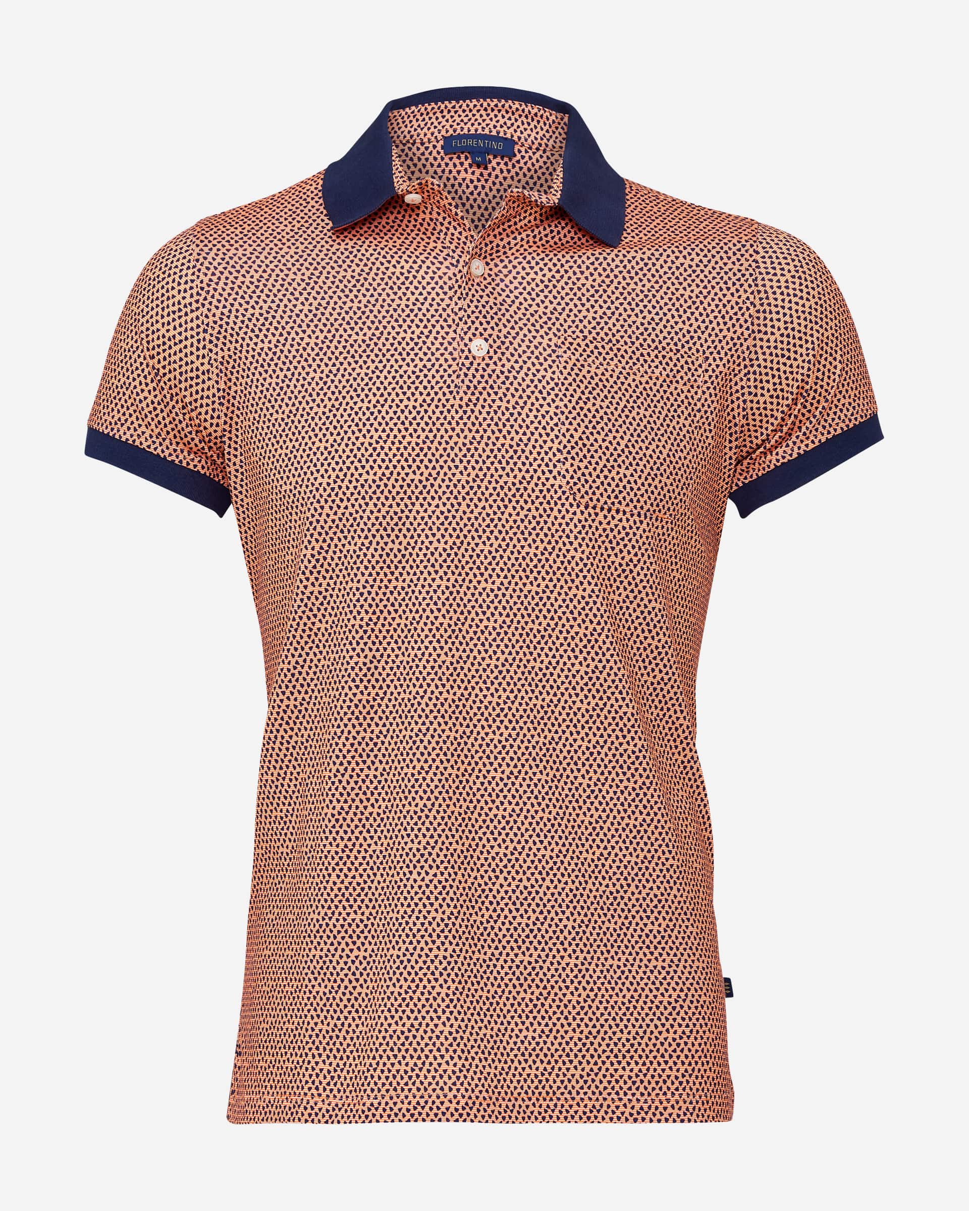 Florentino Orange Polo Shirt - Men's Polo Shirts at Menzclub