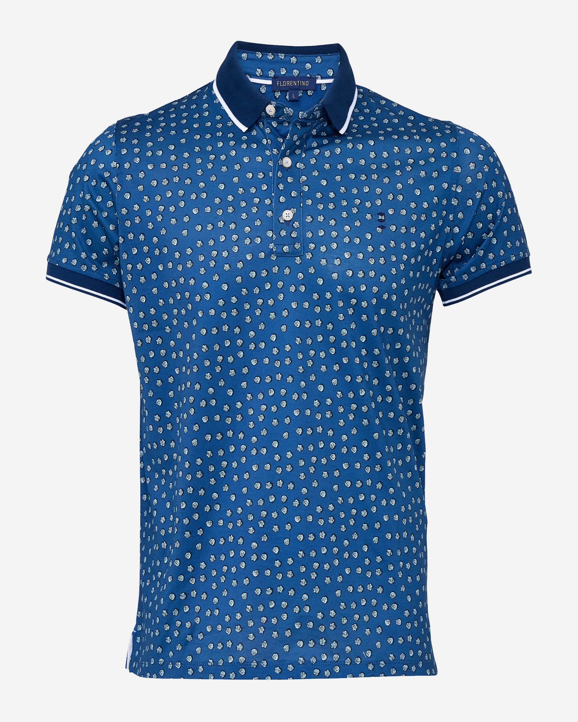 Florentino Navy Polo Shirt - Men's Polo Shirts at Menzclub