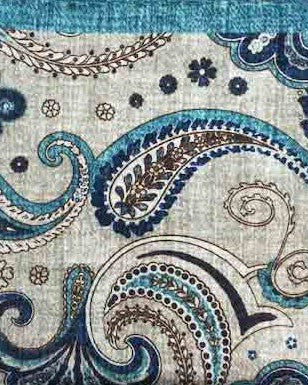 Renai Paisley Silk Pocket Square - Men's Pocket Squares at Menzclub