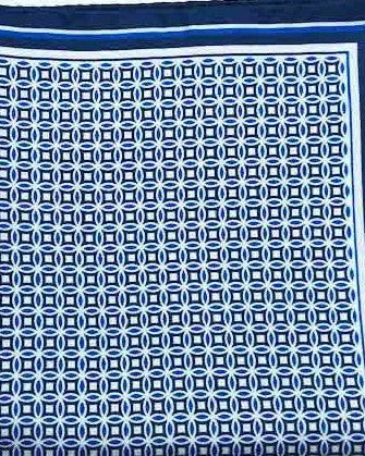 Pini Blue Pocket Square - Men's Pocket Squares at Menzclub
